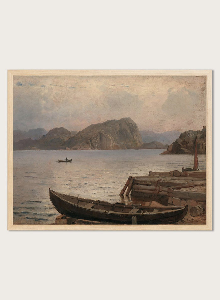 "River Landscape" Art Print_Sugar & Canvas_Carl Frederik Sørensen