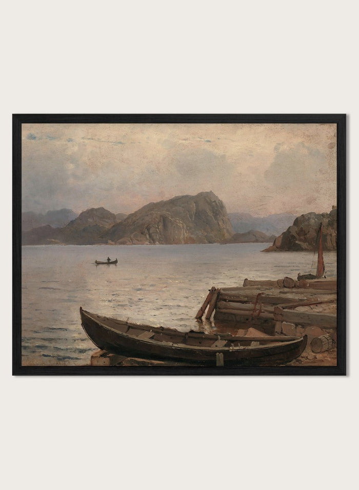 "River Landscape" Art Print_Sugar & Canvas_Carl Frederik Sørensen