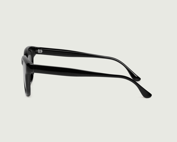 Ink::Romeo Sunglasses square black recycled polyester side