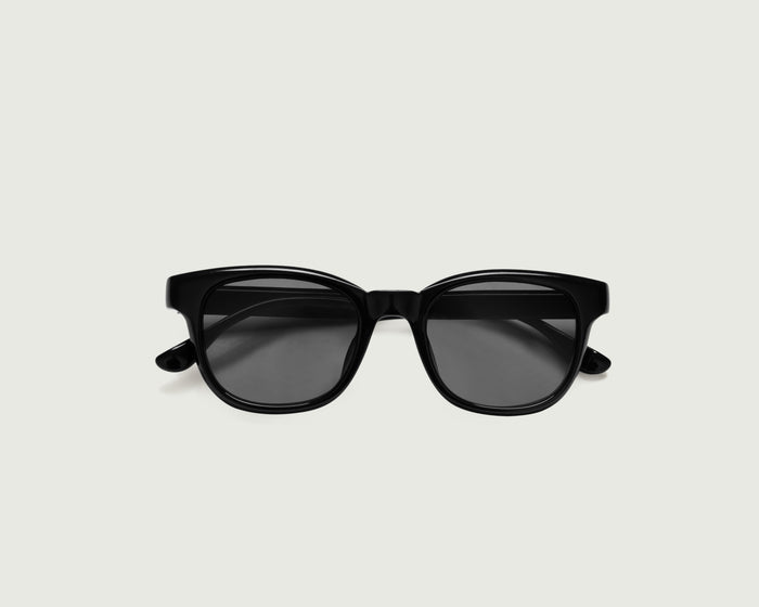 Ink::Romeo Sunglasses square black recycled polyester top