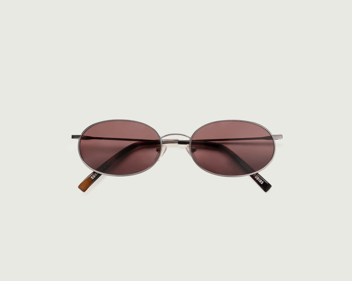 Silver::Romy Sunglasses oval Silver metal top
