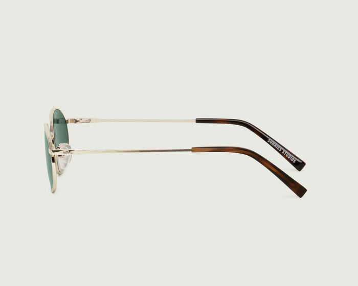 Tinsel::Romy Sunglasses oval Gold metal side
