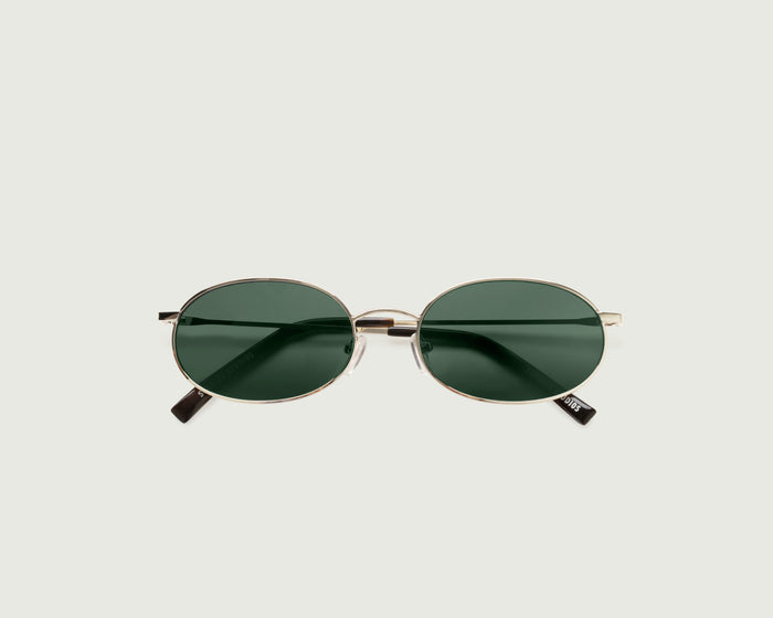 Tinsel::Romy Sunglasses oval Gold metal top