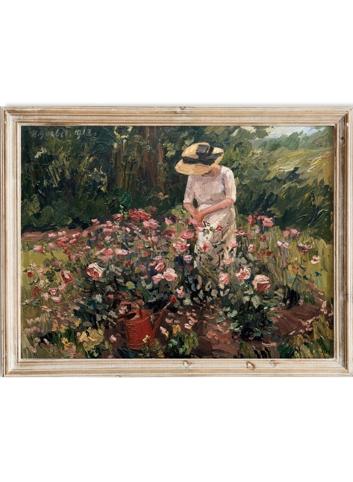 "Rose Bed" Art Print_Sugar & Canvas_Hermann Goebel