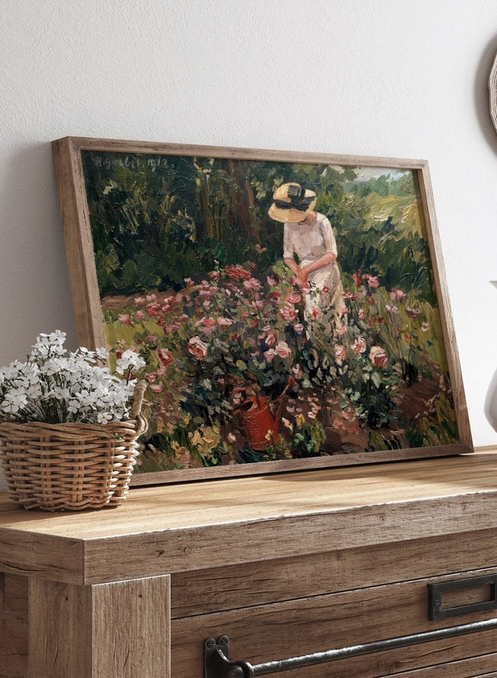 "Rose Bed" Art Print_Sugar & Canvas_Hermann Goebel