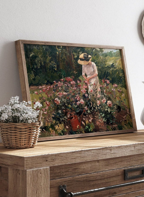 "Rose Bed" Art Print_Sugar & Canvas_Hermann Goebel