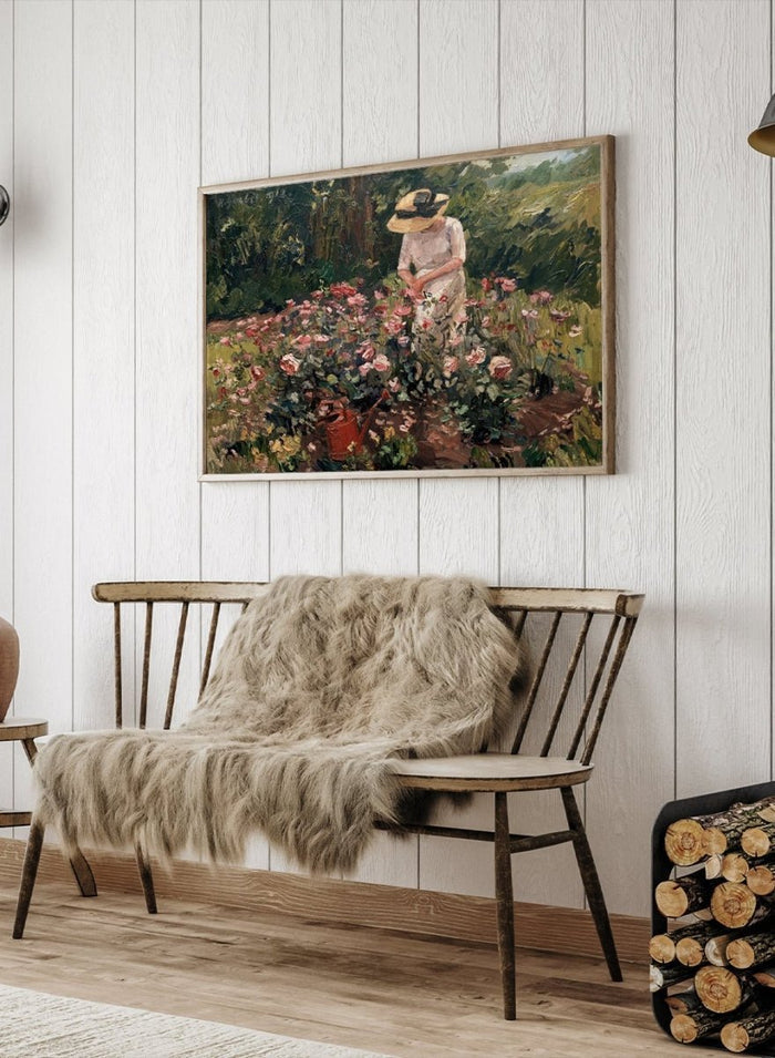 "Rose Bed" Art Print_Sugar & Canvas_Hermann Goebel