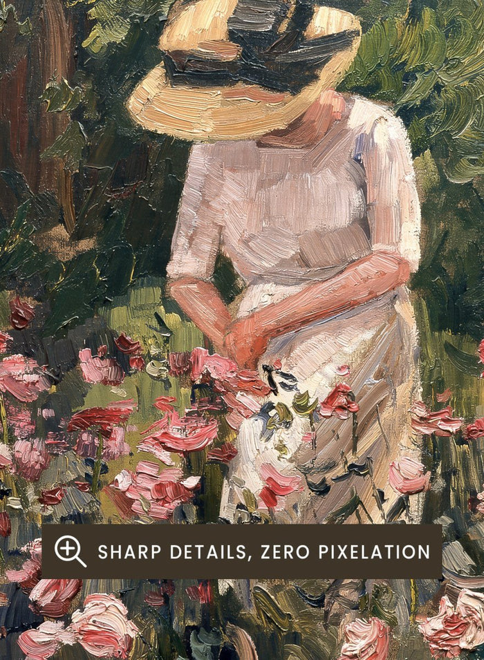 "Rose Bed" Art Print_Sugar & Canvas_Hermann Goebel