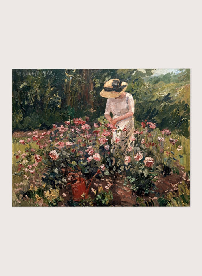 "Rose Bed" Art Print_Sugar & Canvas_Hermann Goebel