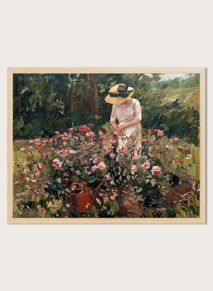 "Rose Bed" Art Print_Sugar & Canvas_Hermann Goebel