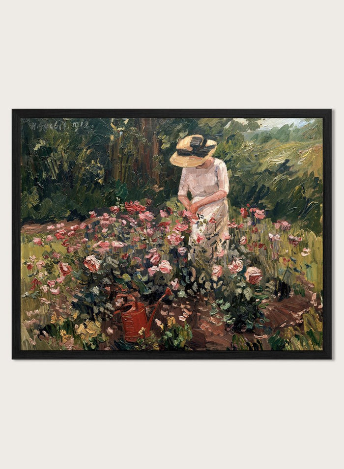 "Rose Bed" Art Print_Sugar & Canvas_Hermann Goebel