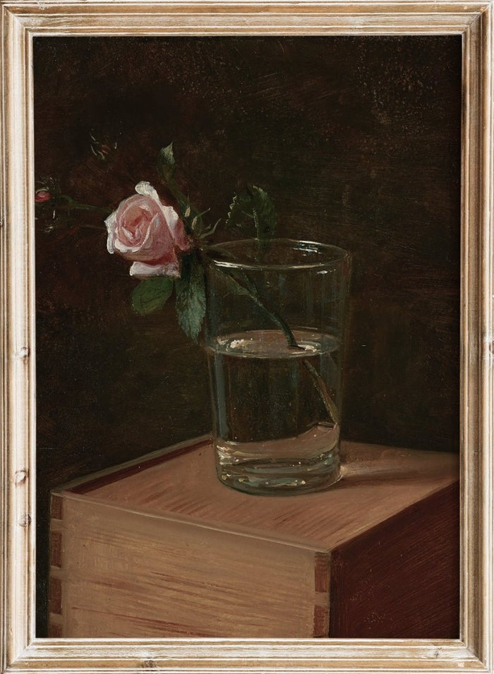 "Rose in a Glass" Art Print_Sugar & Canvas_Franz Krüger