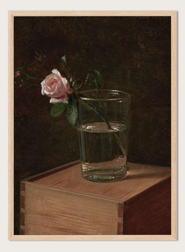 "Rose in a Glass" Art Print_Sugar & Canvas_Franz Krüger