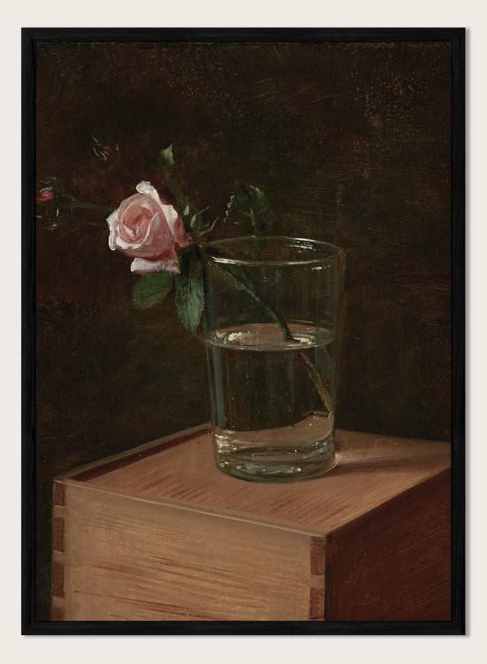 "Rose in a Glass" Art Print_Sugar & Canvas_Franz Krüger