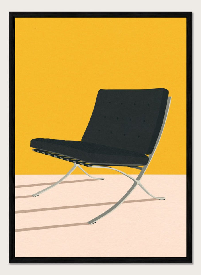 A4/8x12 inches (Framing Available) / Black Wood Frame