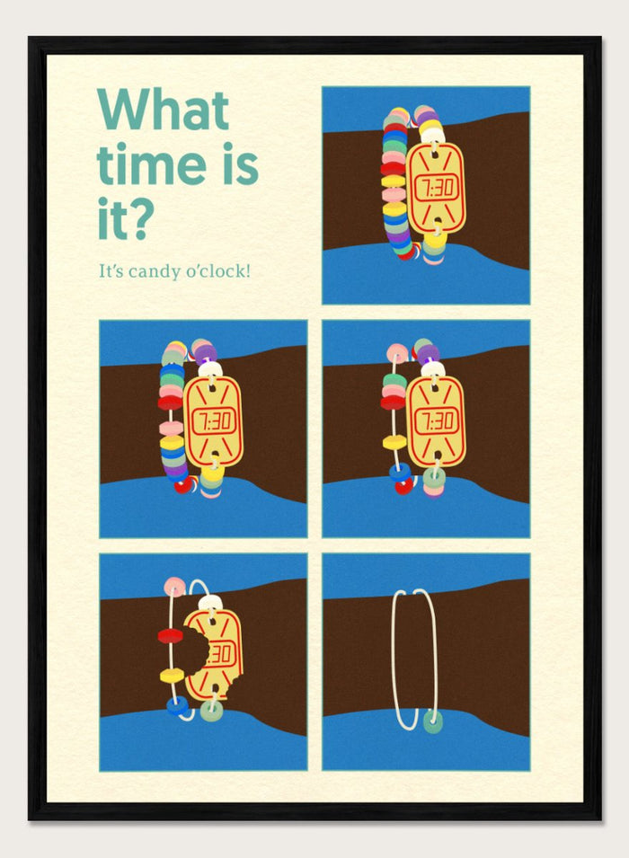 A4/8x12 inches (Framing Available) / Black Wood Frame