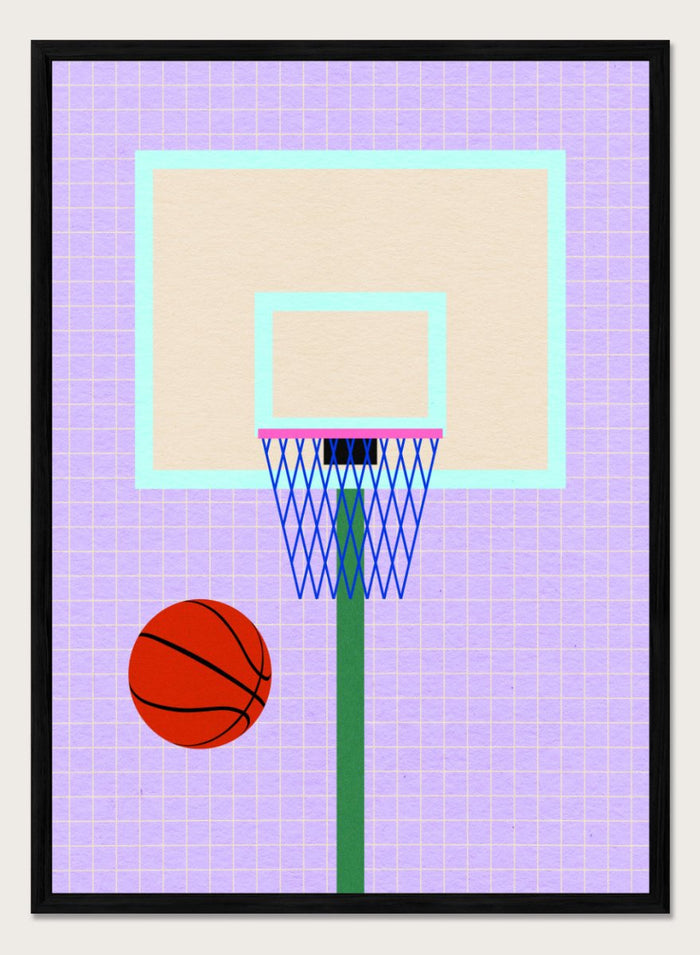 A4/8x12 inches (Framing Available) / Black Wood Frame