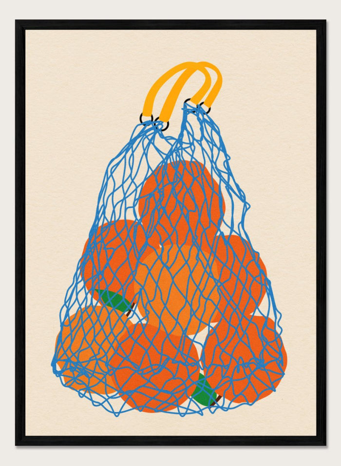 A4/8x12 inches (Framing Available) / Black Wood Frame