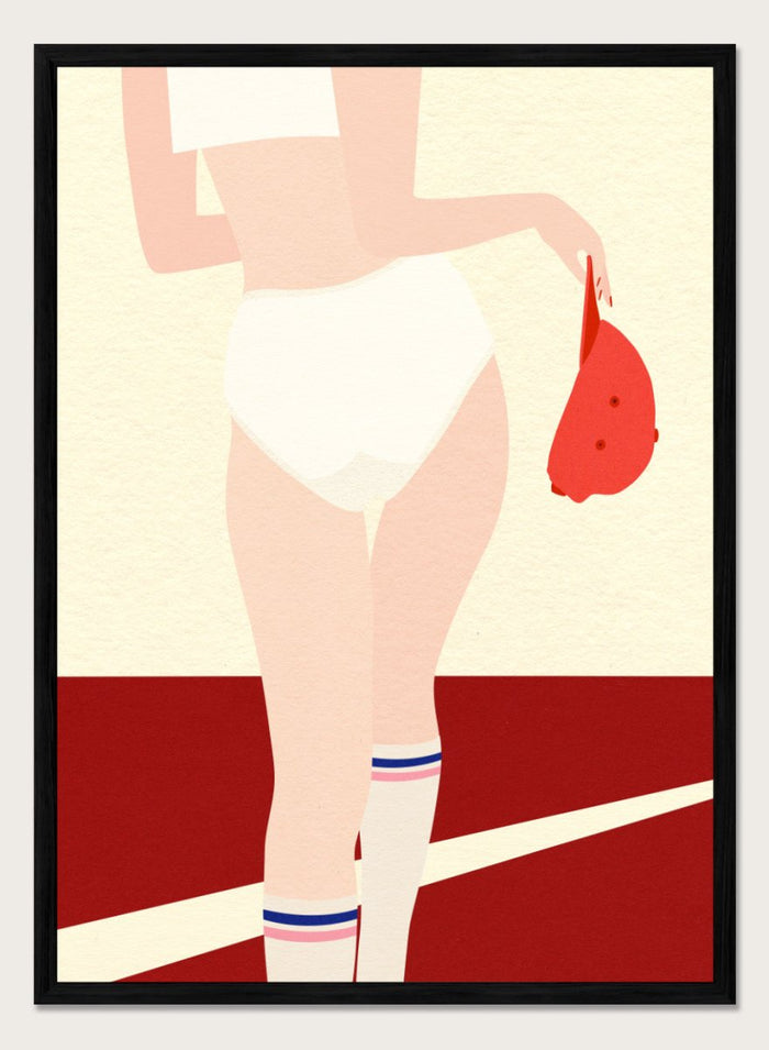 A4/8x12 inches (Framing Available) / Black Wood Frame