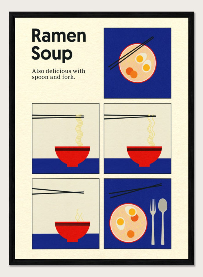A4/8x12 inches (Framing Available) / Black Wood Frame