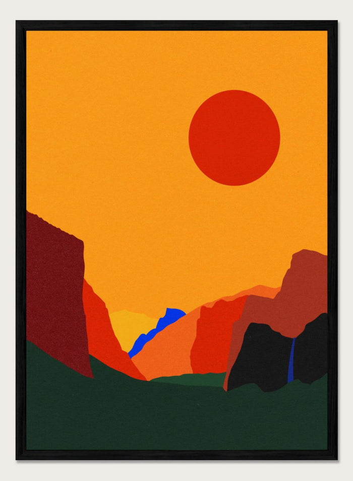 A4/8x12 inches (Framing Available) / Black Wood Frame