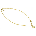 Royal Collection Rose Bronze Pave Cross Pendant