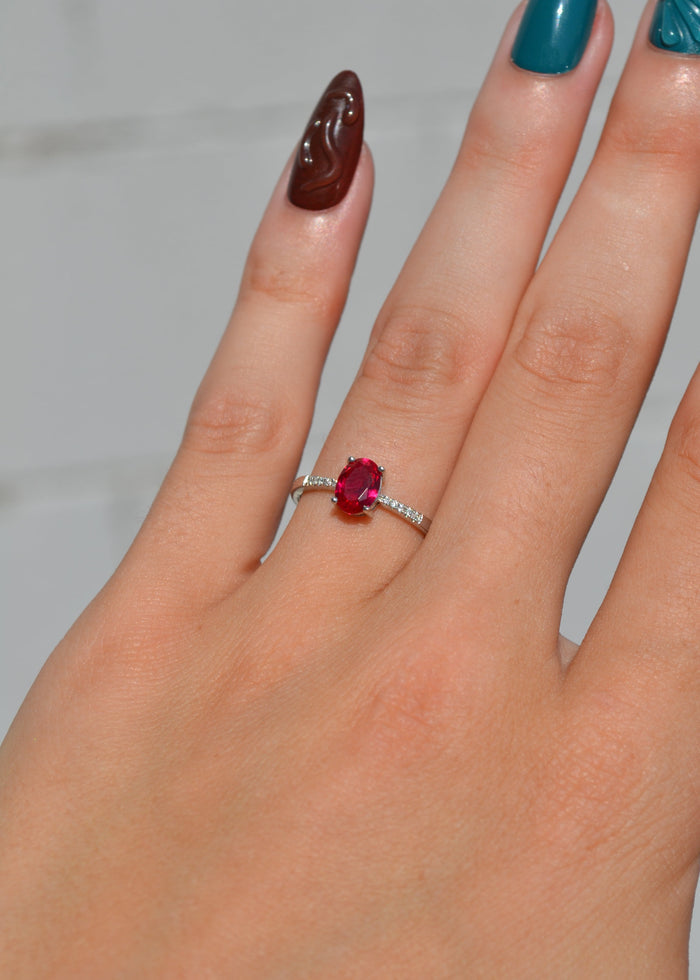 Ruby Oval Ring