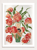 Rushati Chowdhury - Vibrant Tulips in Vase Art Print