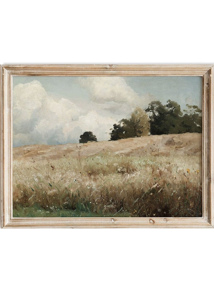 "Sädesfält, Landscape Study" Art Print_Sugar & Canvas_Gustaf Rydberg