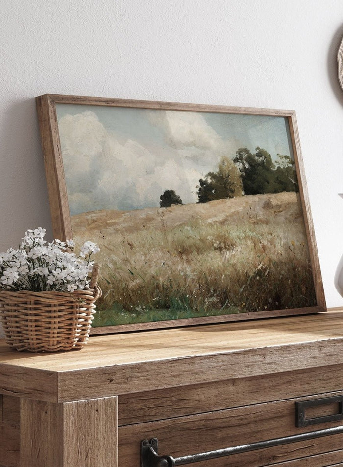 "Sädesfält, Landscape Study" Art Print_Sugar & Canvas_Gustaf Rydberg