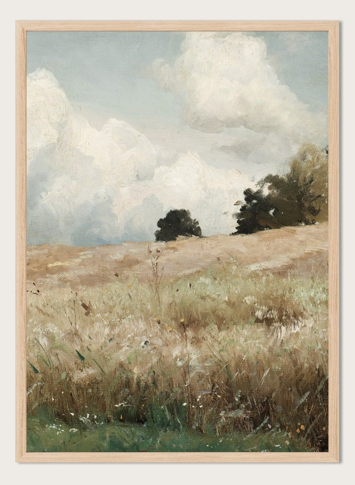 "Sädesfält, Landscape Study" Art Print_Sugar & Canvas_Gustaf Rydberg