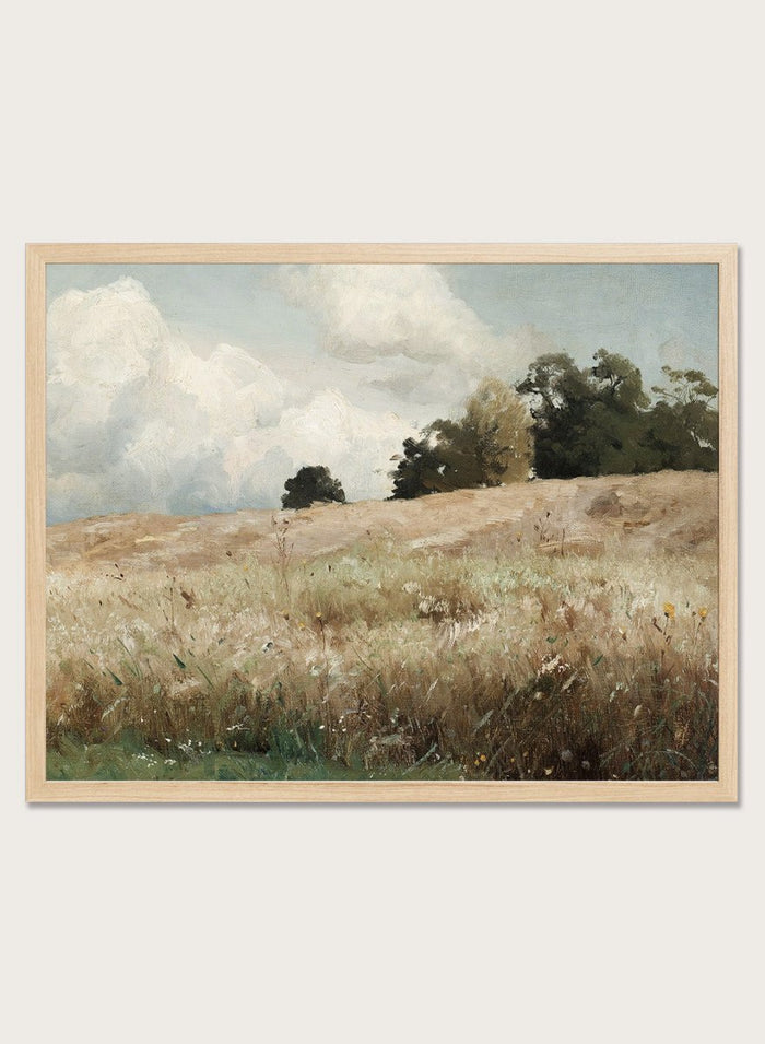 "Sädesfält, Landscape Study" Art Print_Sugar & Canvas_Gustaf Rydberg