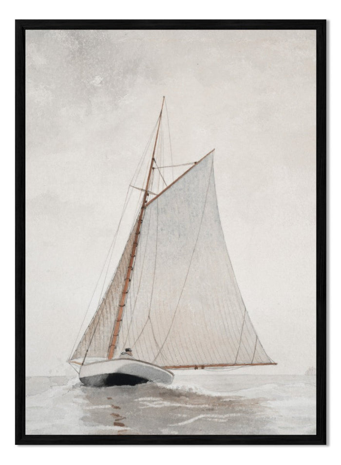 "Sailing off Gloucester" Art Print_Sugar & Canvas_Winslow Homer