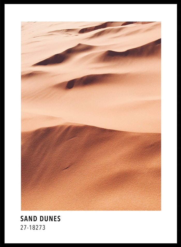 Sand Dunes Color Card Art Print_Sugar & Canvas
