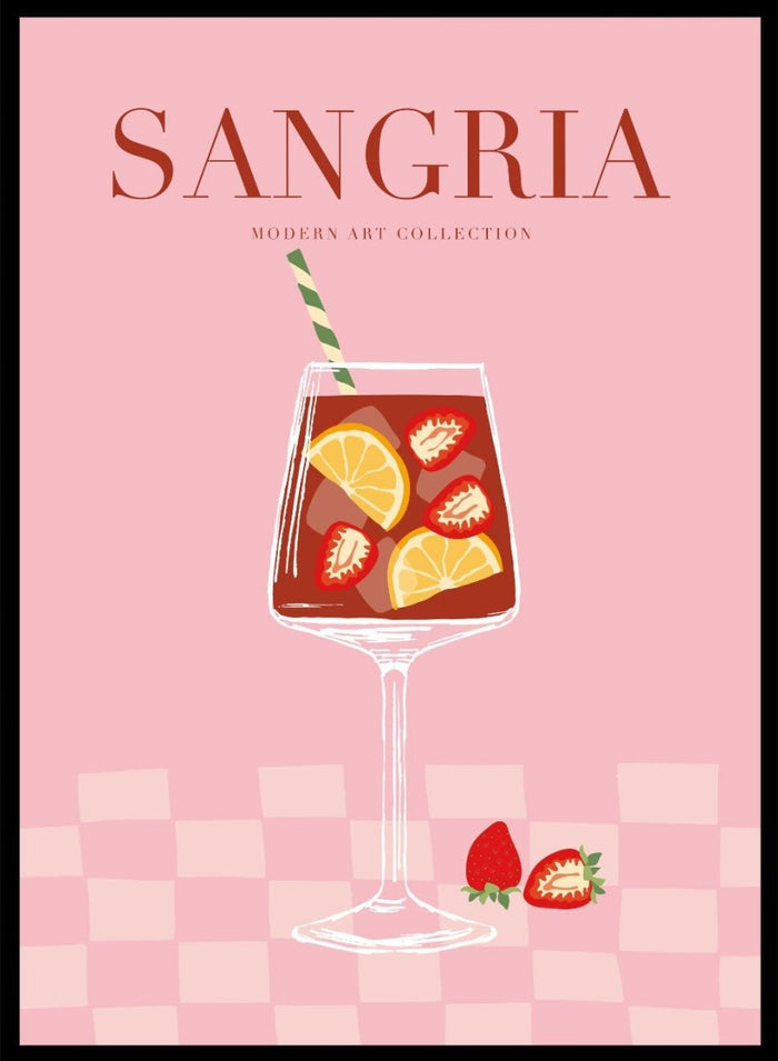 Sangria Drink Bar Art Print_Sugar & Canvas_Sugar & Canvas