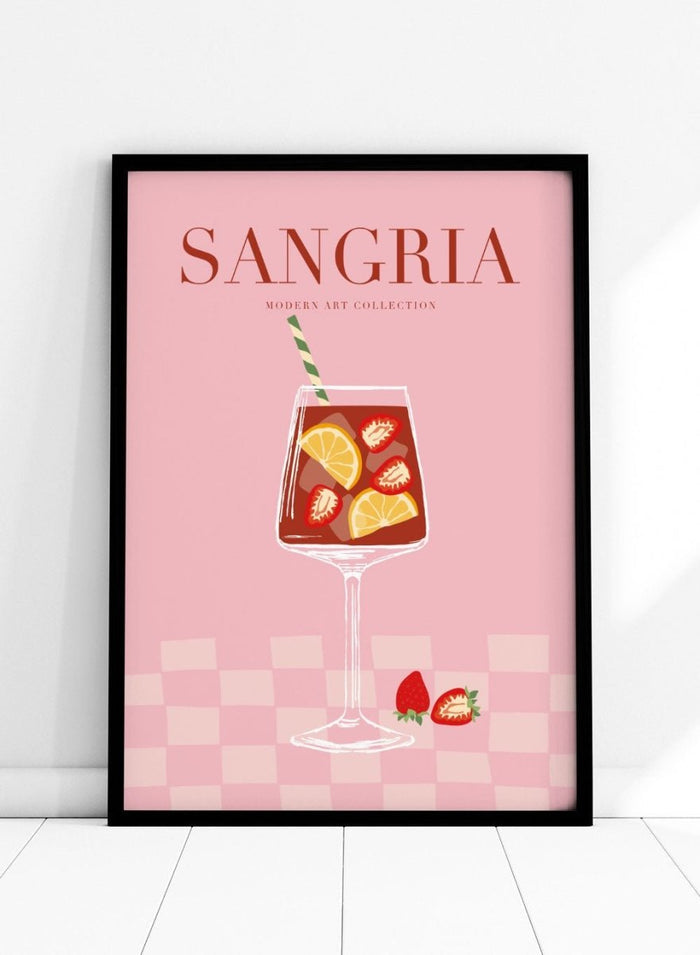 Sangria Drink Bar Art Print_Sugar & Canvas_Sugar & Canvas