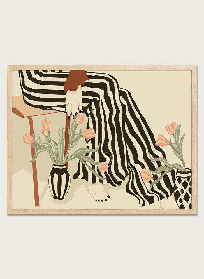 Sannel Larson - Tulips By My Feet Art Print