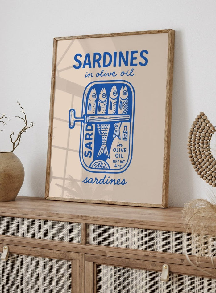 ‘Sardines in Olive Oil’ Aesthetic Art Print_Sugar & Canvas_Sugar & Canvas