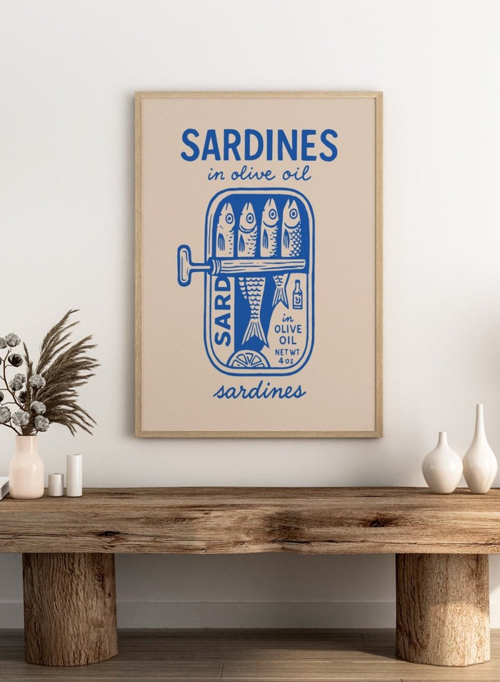 ‘Sardines in Olive Oil’ Aesthetic Art Print_Sugar & Canvas_Sugar & Canvas