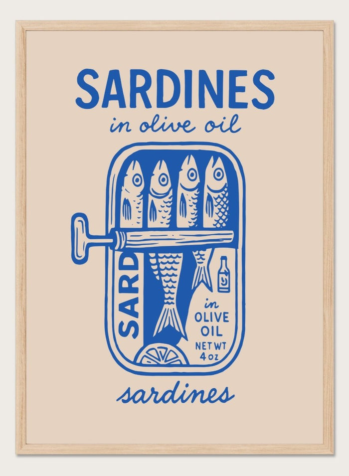 ‘Sardines in Olive Oil’ Aesthetic Art Print_Sugar & Canvas_Sugar & Canvas