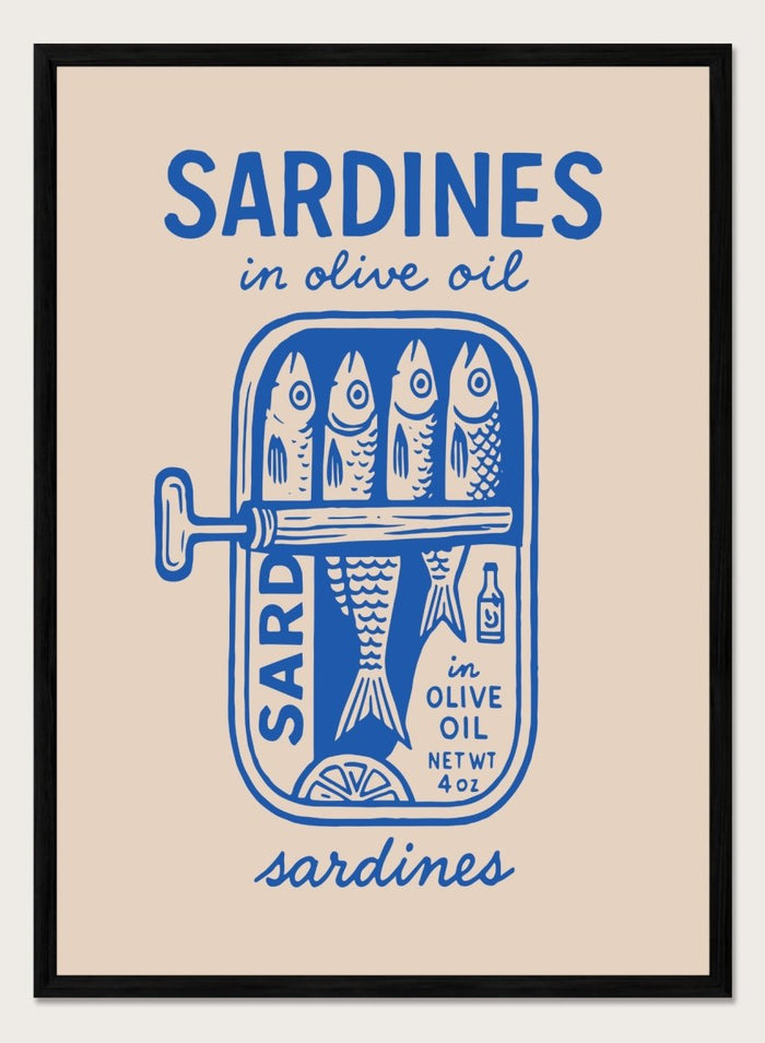 ‘Sardines in Olive Oil’ Aesthetic Art Print_Sugar & Canvas_Sugar & Canvas