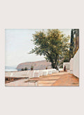 "Scene near Sorrento Overlooking the Sea" Art Print_Sugar & Canvas_Martinus Rørbye