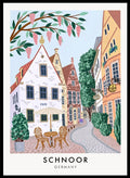 Schnoor Village Germany Travel Art Print_Sugar & Canvas_Sugar & Canvas