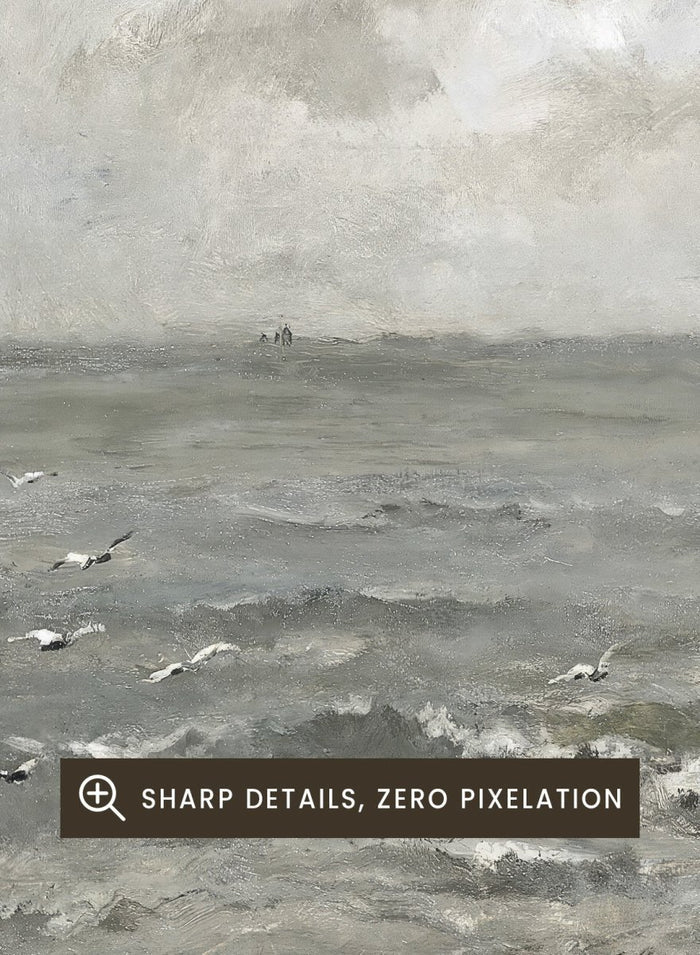 "Seascape" Art Print_Sugar & Canvas_Charles Francois Daubigny