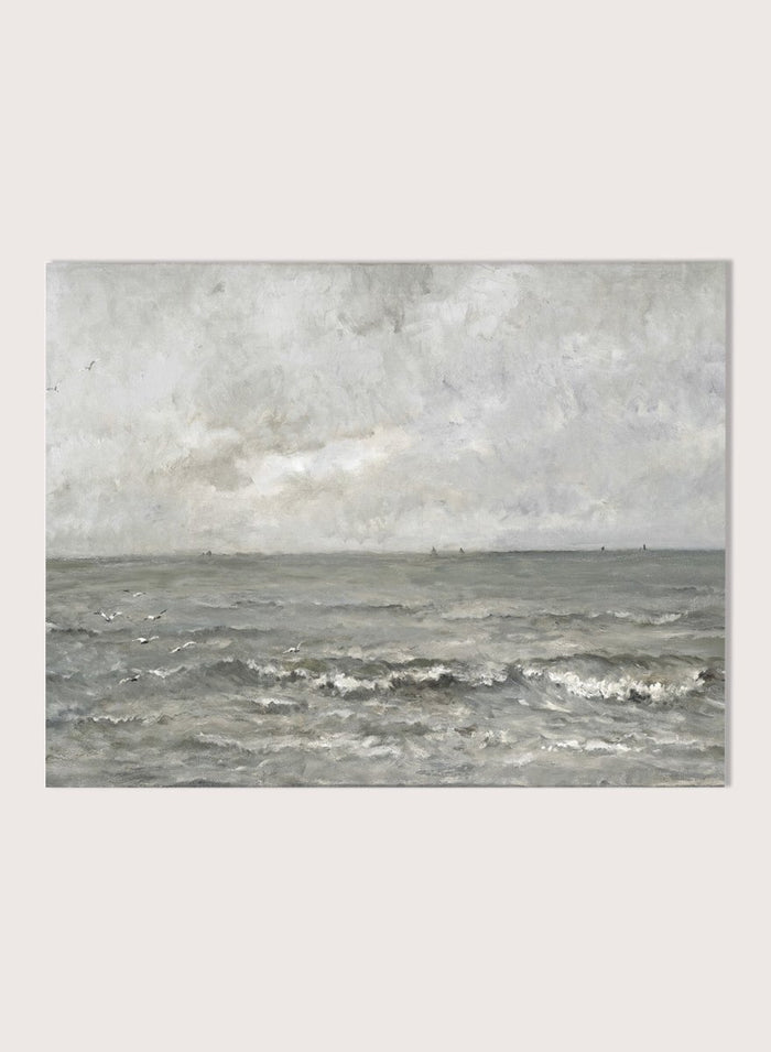 "Seascape" Art Print_Sugar & Canvas_Charles Francois Daubigny