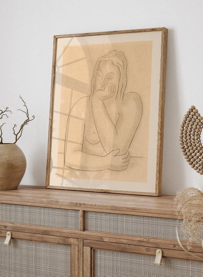 "Seated" Art Print_Sugar & Canvas