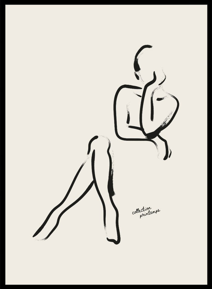 "Seated Figure" Art Print_Sugar & Canvas_Sugar & Canvas