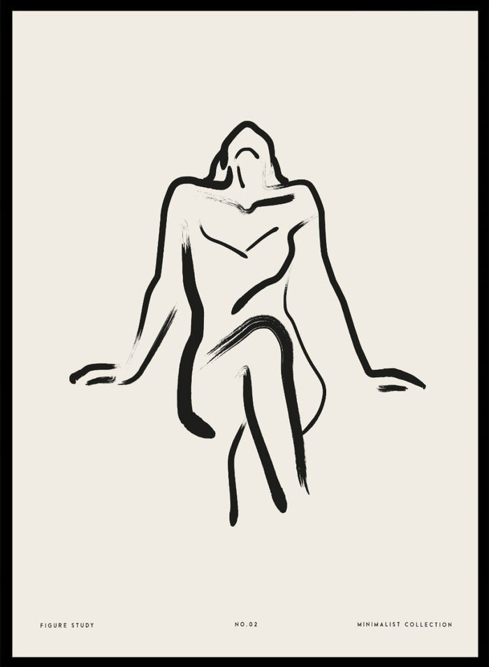 "Seated Figure No.02" Art Print_Sugar & Canvas_Sugar & Canvas