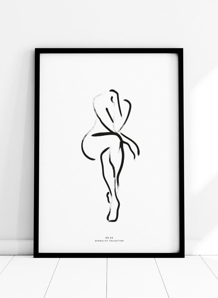 "Seated Figure No.04" Art Print_Sugar & Canvas_Sugar & Canvas