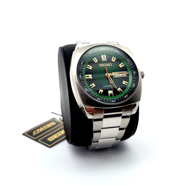 Seiko Recraft Series Automatic Green Dial Stainless Steel Watch